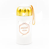 Seramik Yazılı Altıgen Gold Kapaklı Termos Bardak